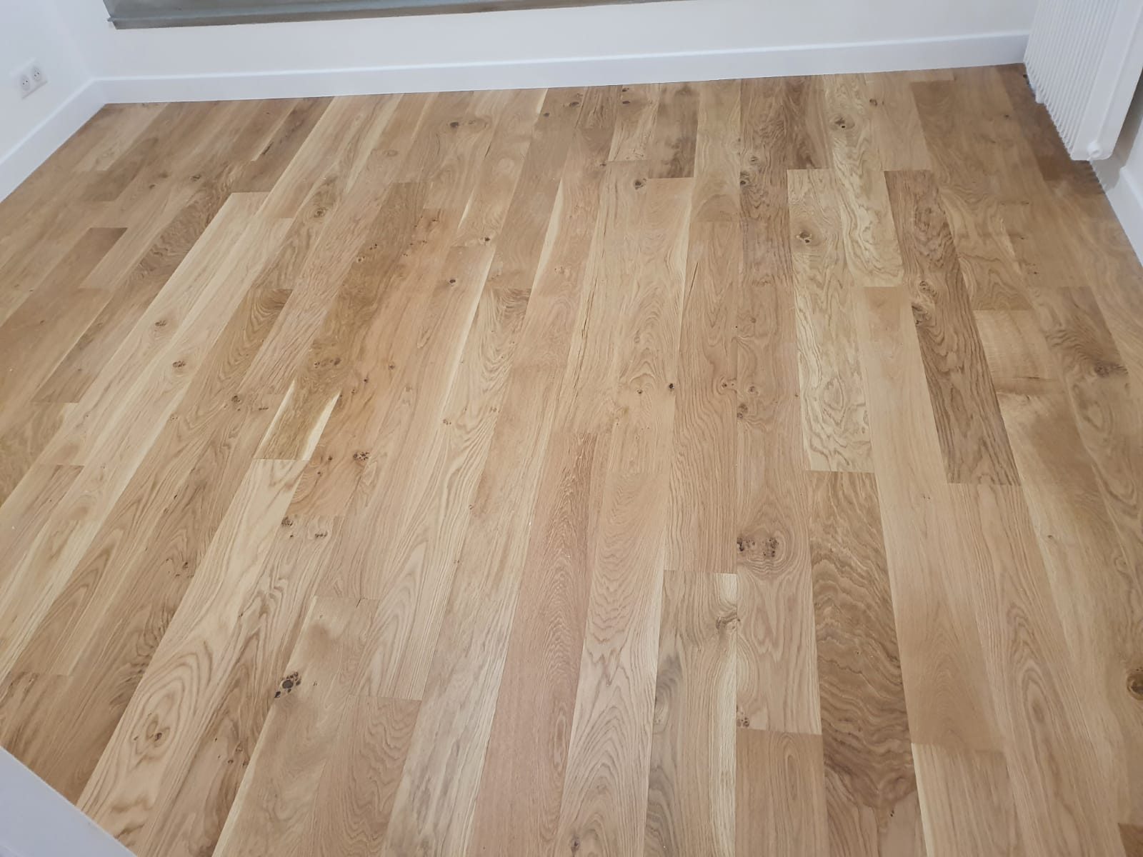 Après : salle d’eau moderne - rénovation complète appartement Paris 12 rue Lasson