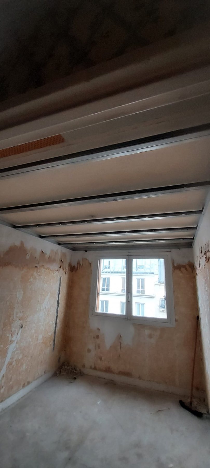 volume à reprendre avant rénovation appartement Paris 20