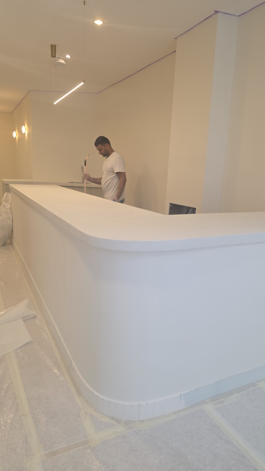 Rénovation complète d’un centre esthétique à Paris - photo chantier