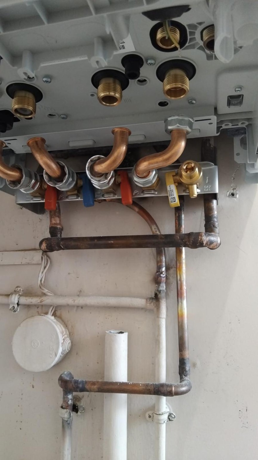 Chauffage et plomberie - photo chantier