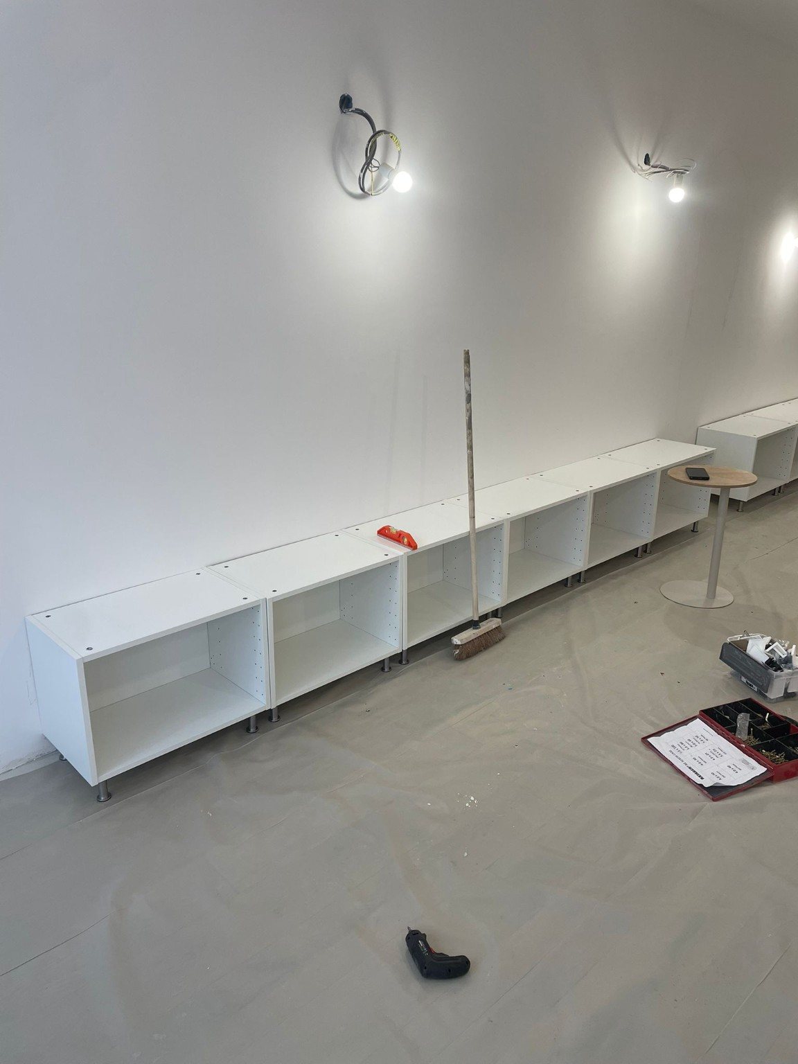Création des caissons de banquette sur mesure