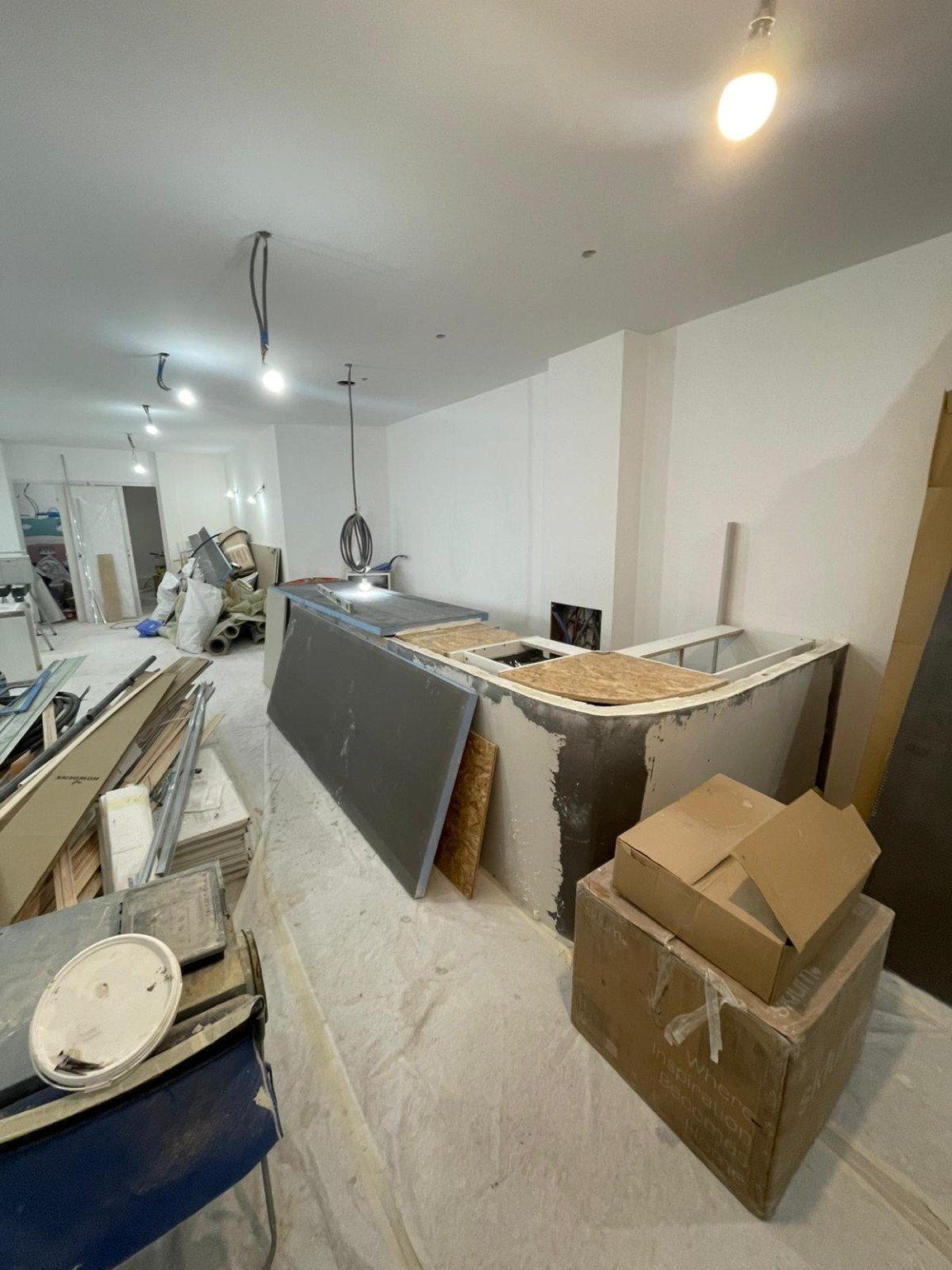 Création du comptoir sur mesure