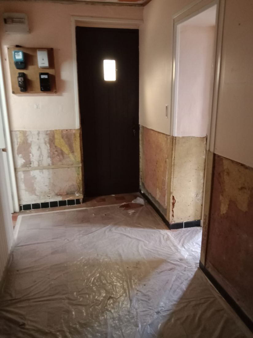 Entrée et couloir avant travaux à Saint-Maur-des-Fossés