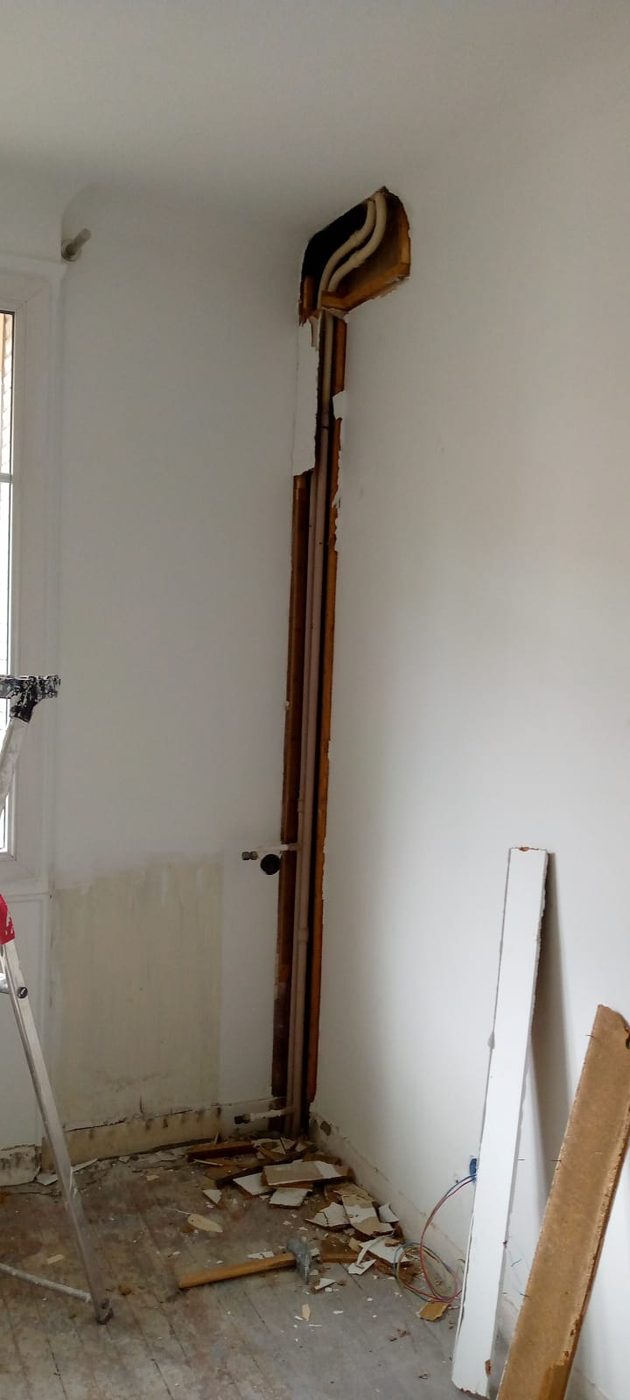 Appartement Paris 12 avant rénovation plomberie