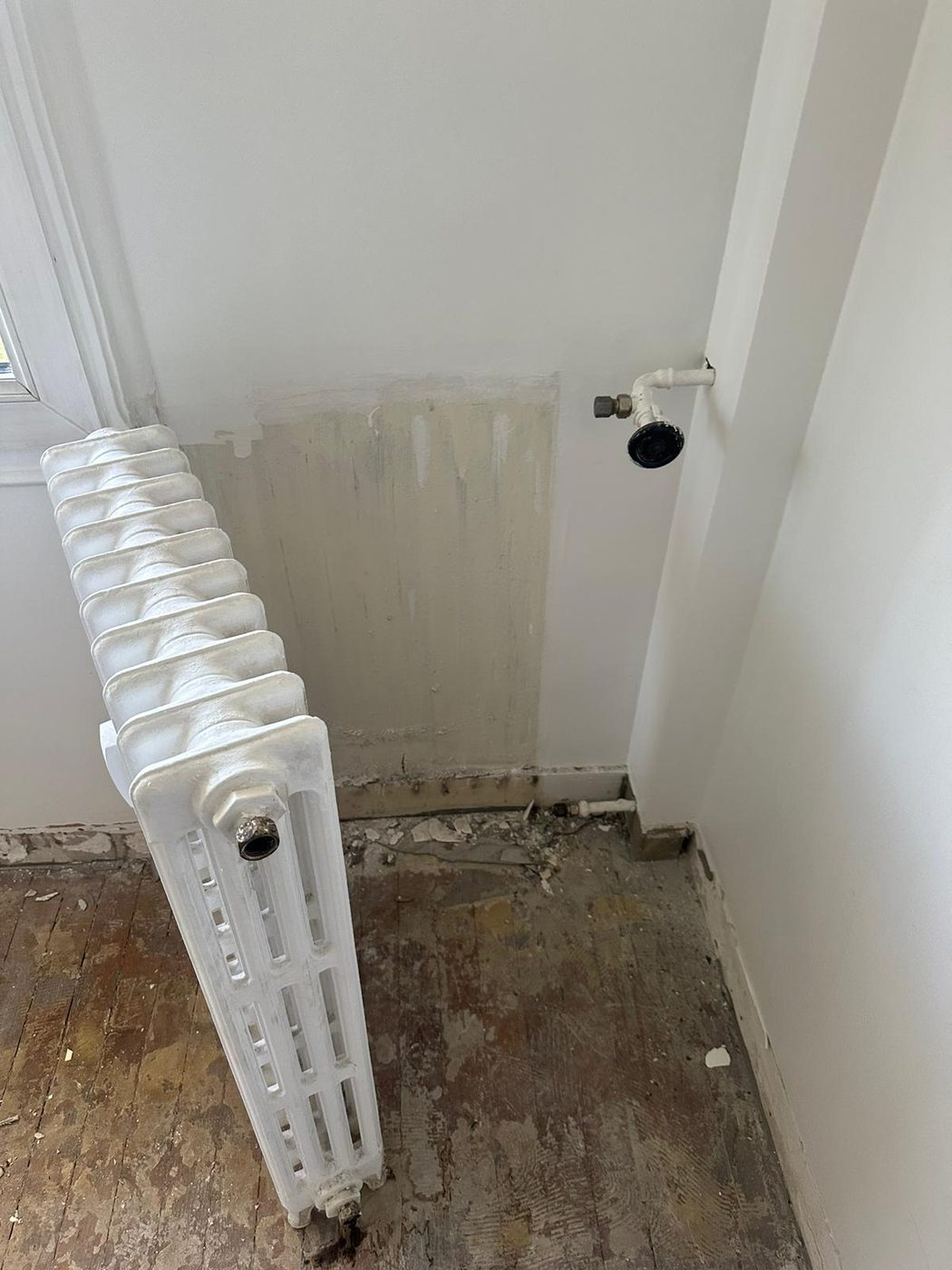 zone technique et réseaux existants - rénovation appartement Paris 12